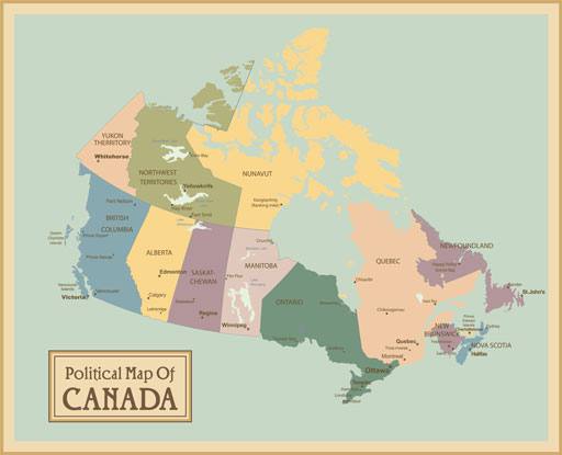 Map of Canada