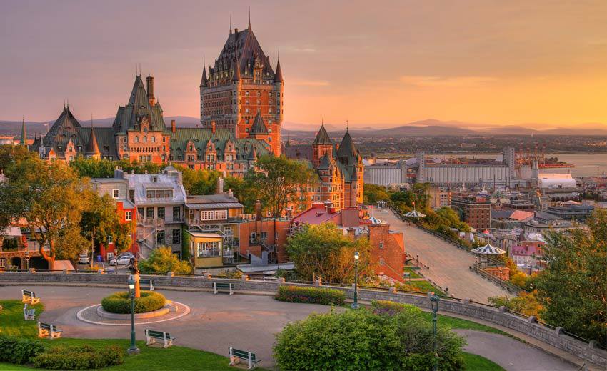 Frontenac Castle in Quebec City