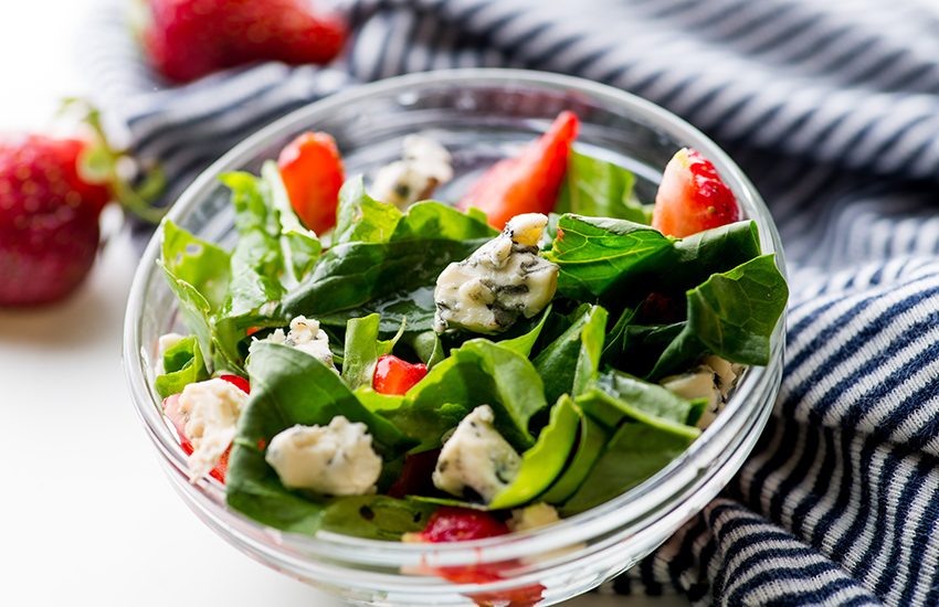 A healthy salad in a bowl